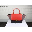 2015 Celine classic nubuck leather with original leather 3345 red&black&khaki JH06542rd58