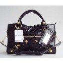 Balenciaga Giant City Black Handbag 084332 JH09476Py32