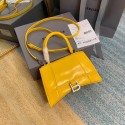Balenciaga HOURGLASS SMALL TOP HANDLE BAG B108895-1 yellow JH09380fK95