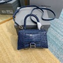 Balenciaga Hourglass XS Top Handle Bag 28331S blue JH09366lp62