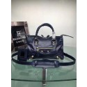 Balenciaga The City Handbag Calf leather 084333 blue JH09446GL26