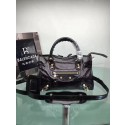 Best Balenciaga The City Handbag Calf leather 084333 Black JH09449CF36
