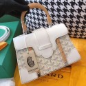 Best Goyard mini saigon tote bag 55632 white JH06633Vp72