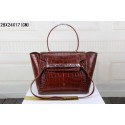 Celine Belt Bag Croco Leather 3368 Coffee JH06339uq12