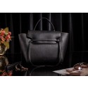 Celine Belt Bag Original Litchi Leather 3345 Black JH06356Nu37