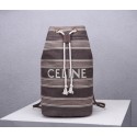 CELINE Canvas Shoulder Bag CL92173 Gray JH05828bT70