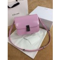 Celine Classic Box Small Flap Bag Smooth Leather 11042 Pink JH06375nK94