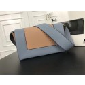 Celine frame Bag Original Calf Leather 5756 Light blue .apricot JH06101Dd98