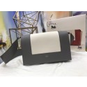 Celine frame Bag Original Calf Leather 5756 White. grey JH06114aJ41
