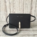 Celine leather Mini Shoulder Bag 73383 black JH06083uu45