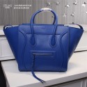 Celine luggage phantom original leather bags 3341 brilliant blue JH06367NA21