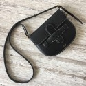 Celine Original Leather mini Shoulder Bag 3694 black JH06023FA31