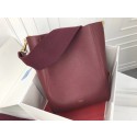 Celine Seau Sangle Original Calfskin Leather Shoulder Bag 3370 Wine JH06124xL57