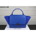 Celine Trapeze Bag Original Leather 3342-1 brilliant blue JH06514uo30
