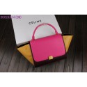 Celine Trapeze Bag Original Leather 3342-2 rose&purplish red&apricot JH06512NR41