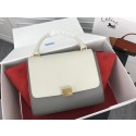 Celine Trapeze Bag Original Leather 3342 grey Red white JH06162Oj66