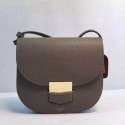 Celine Trotteur Bag Calfskin Leather 8002 Grey JH06298vV16