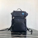 Cheap Prada Re-Nylon backpack 2VZ135 black&blue JH05087YU36