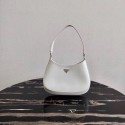Cheap Prada Saffiano leather shoulder bag 2BC499 white JH04933sS51