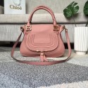 Chloe Marcie original Cowhide Tote Bag 166320 pink JH08902rd58