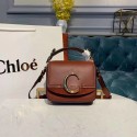 Chloe Original Calfskin Leather Top Handle Small Bag 3S030 Brown JH08858gt51