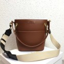 Chloe Roy Mini Smooth Leather Bucket Bag S126 camel JH08888sX32