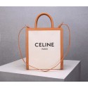 Copy 1:1 Celine TEEN TRIOMPHE BAG IN TRIOMPHE CANVAS AND CALFSKIN CL91041 white JH05831lS35