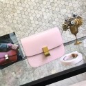Copy Best Quality Celine Classic Box Small Flap Bag Calf leather 5698 pink JH06153kr31