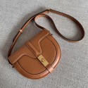 Copy CELINE SMALL BESACE 16 BAG IN SATINATED CALFSKIN CROSS BODY 188013 TAN JH05957nY30