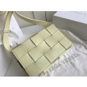 Copy High Quality Bottega Veneta Sheepskin Weaving Original Leather 578004 Light green JH09271xG96
