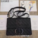 Dior 30 MONTAIGNE CALFSKIN BAG M92031 black JH07133KD63