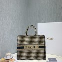 DIOR BOOK TOTE BAG IN EMBROIDERED CANVAS C1286-8 JH06964fp99