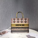 DIOR BOOK TOTE EMBROIDERED CANVAS BAG M1287-1 JH06993Th34