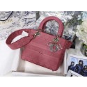 DIOR MEDIUM LADY D-LITE BAG Mallow Rose Cannage Embroidery M0565OREY JH06930MM62