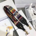 Dior MULTI-COLOURED CANVAS SHOULDER STRAP WITH MEDALLIONS 2659 JH07492jo45