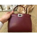 Fake 1:1 2015 Fendi winter best-selling model original leather 55211 purplish red JH08814kU97