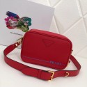 Fake 1:1 Prada Leather shoulder bag 1BH093 red JH05388pg57