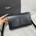Fake 1:1 Yves Saint Laurent Calfskin Leather Shoulder Bag Y635627-1 black JH07748pg57