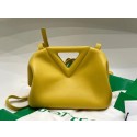 Fake Bottega Veneta Top Handle Bags point 658476 yellow JH09119El40