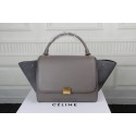 Fake Celine Trapeze Bag Original Leather 3342-1 gray JH06507wn47
