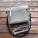 Fake CHLOE Roy leather and suede small shoulder bag 20657 Light blue JH08893zI86