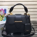 Fake Prada Embleme Saffiano leather bag 1BN005 black JH05121Ty15