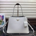 Fake Prada Matinee handbag 1BA249 White JH05214tZ32
