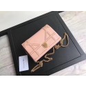 Fashion Dior CANNAGE Original sheepskin Leather mini Shoulder Bag 3709 pink JH07635NC66