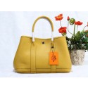 Fashion Hermes Garden Party Bag togo Leather H30 yellow JH01830Rn14