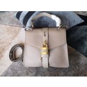Fashion Imitation Chloe Original Buckskin Leather Lock Bag 3S088 Gray JH08852dK58