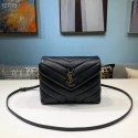 Fashion Yves Saint Laurent Calfskin Leather Tote Bag 467072 black JH07754FA65