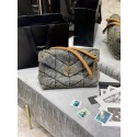 Fashion Yves Saint Laurent Loulou Puffer Denim Bag 577475 Blue JH07704EB73