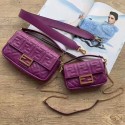 FENDI BAGUETTE Mini Shoulder Bag 8BS017 purple JH08594wv93