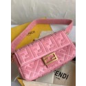 FENDI BAGUETTE Shoulder Bag 8BR771A pink JH08559ty35